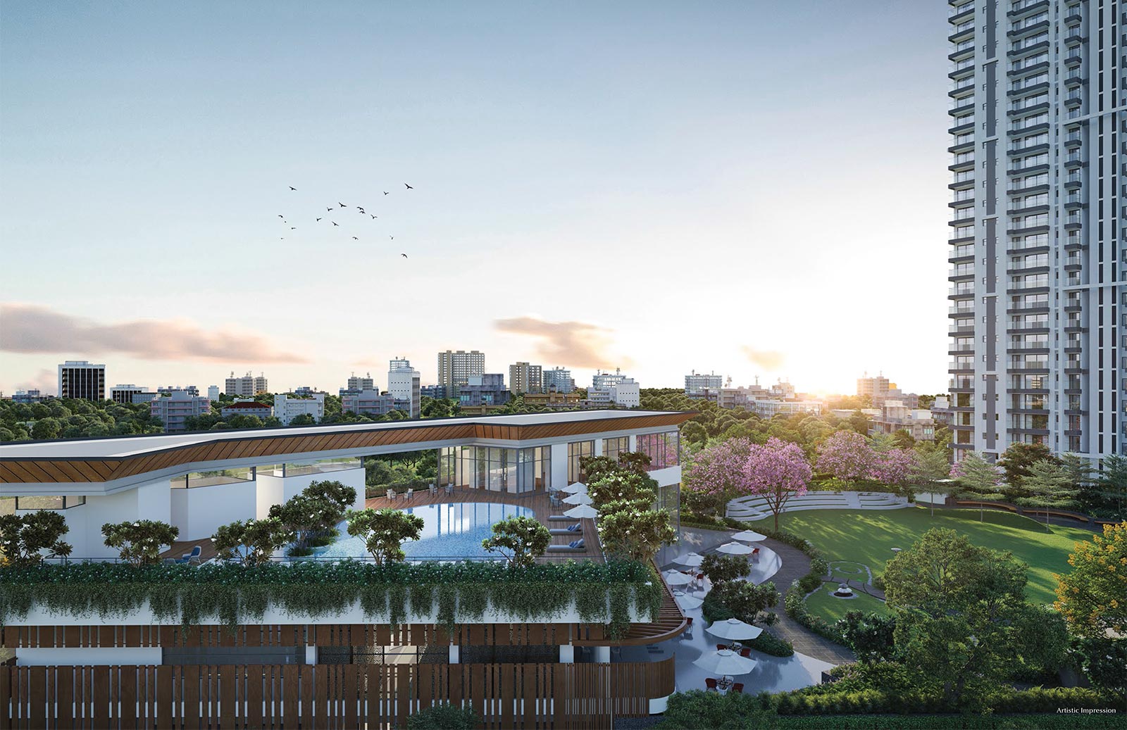 Serenity Hills luxury living spaces